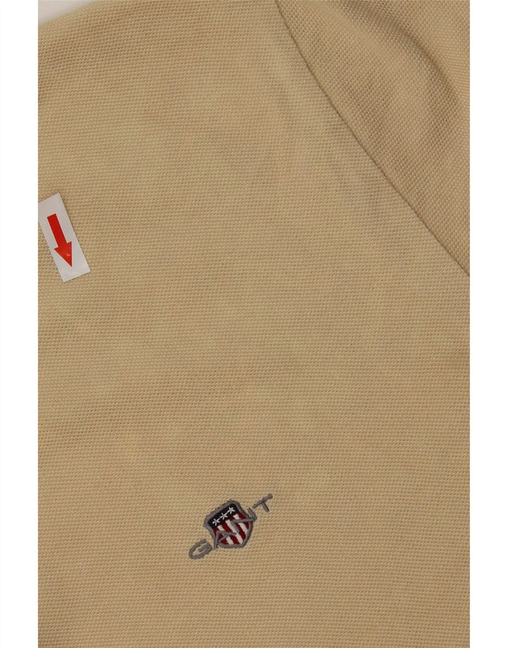 GANT Polo Homme Large Beige Coton