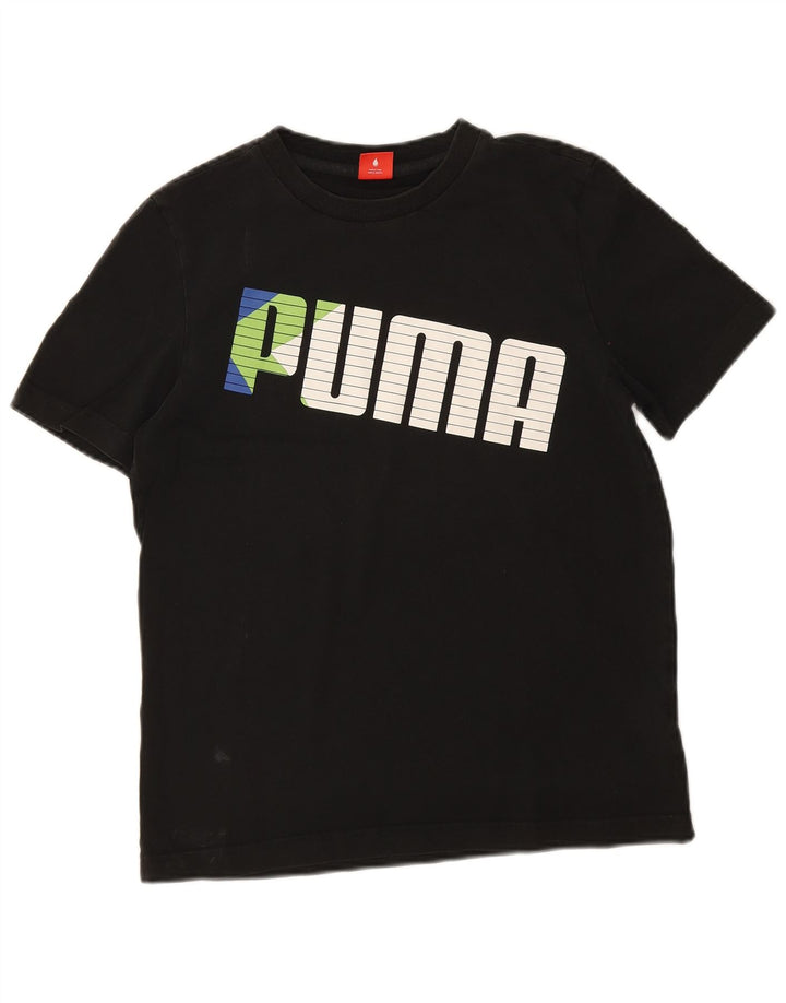 Puma T-Shirt Graphique Garçon 15-16 ans Noir
