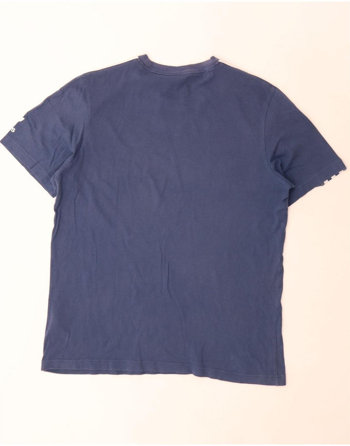 Adidas T-Shirt Homme Top Bleu Moyen Coton