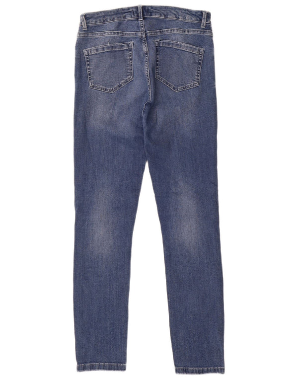 MINT VELVET Jean Slim Femme UK 12 Moyen W28 L29 Coton Bleu