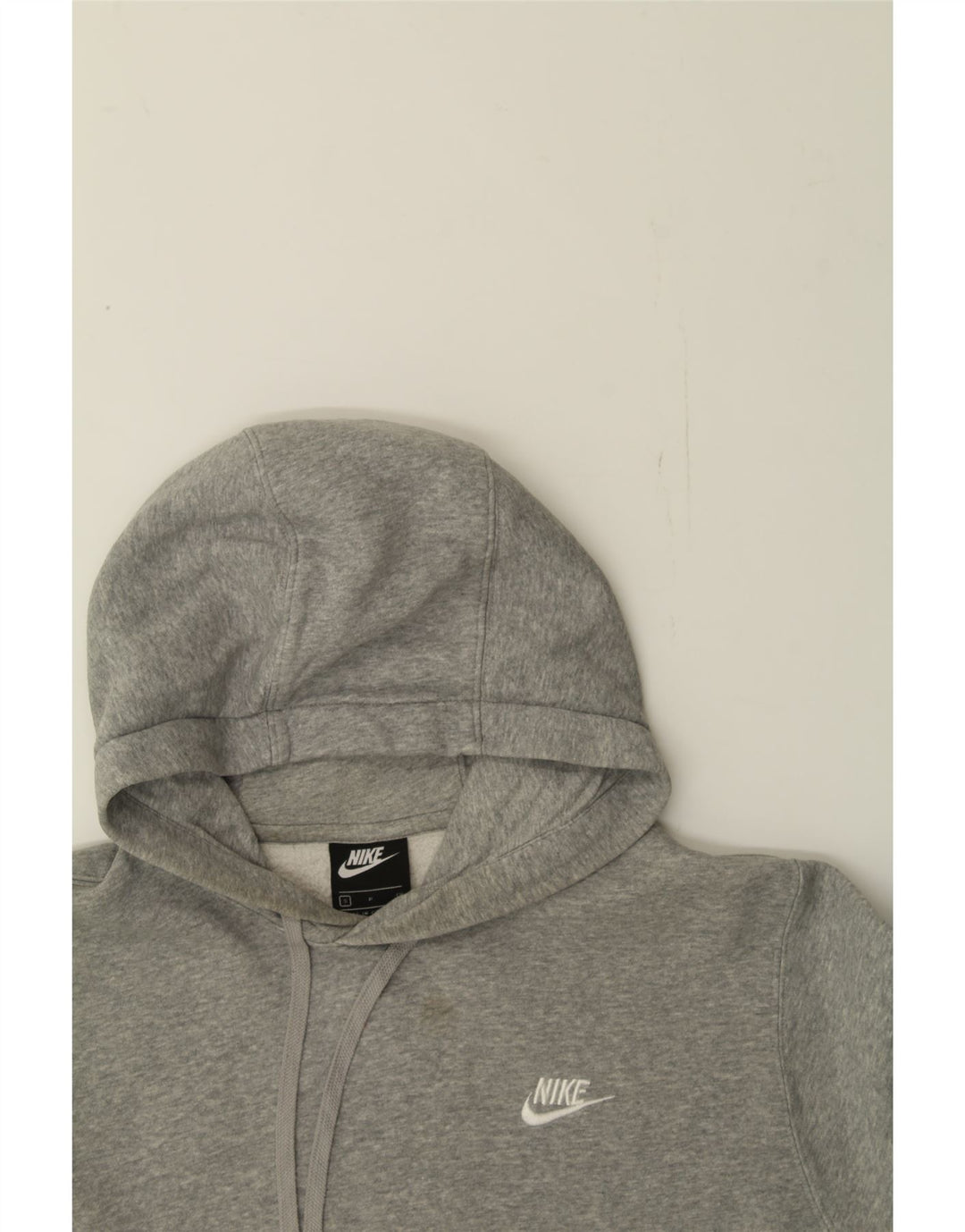 NIKE Mens Hoodie Jumper Small Grey Cotton Vintage Nike and Second-Hand Nike from Messina Hembry 