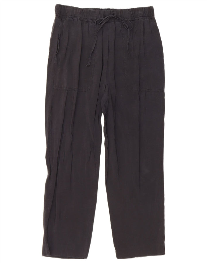 Zara Femme Pantalon Court Droit Moyen W28 L25 Noir