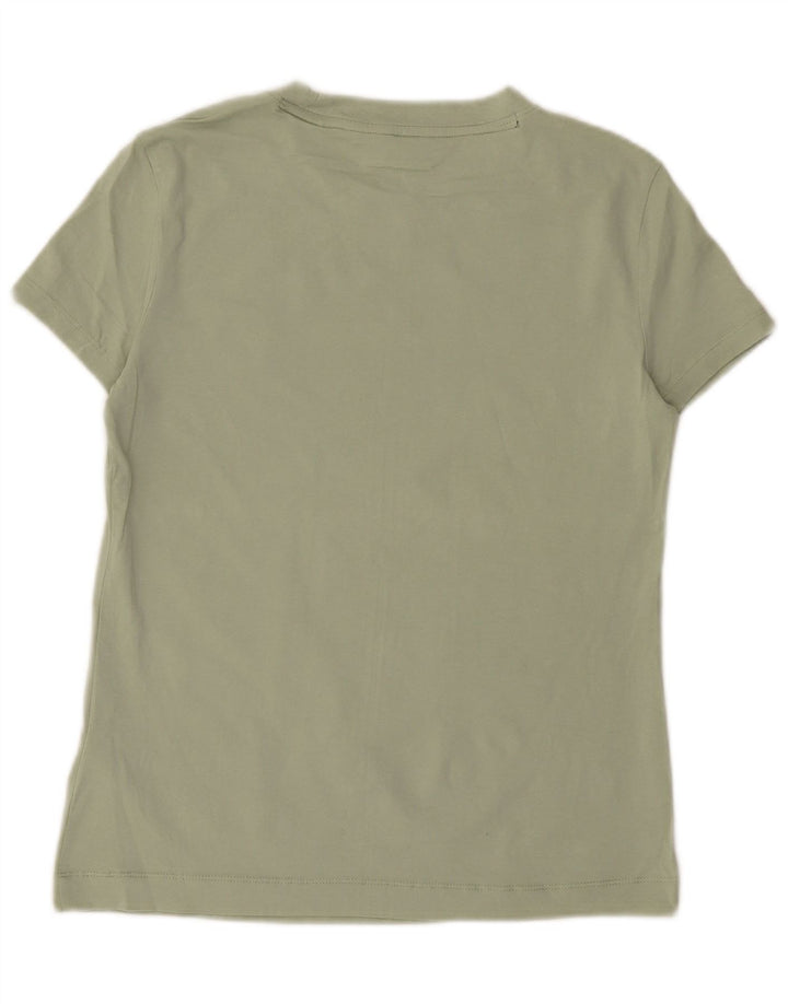 Guess T-Shirt Femme Top UK 12 Coton Vert Moyen