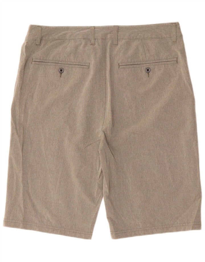 BKE Short Chino Homme W33 Gris Moyen Polyester