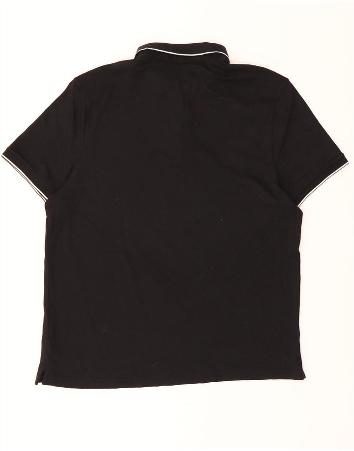 MICHAEL KORS Mens Polo Shirt Large Black Cotton Vintage Michael Kors and Second-Hand Michael Kors from Messina Hembry 