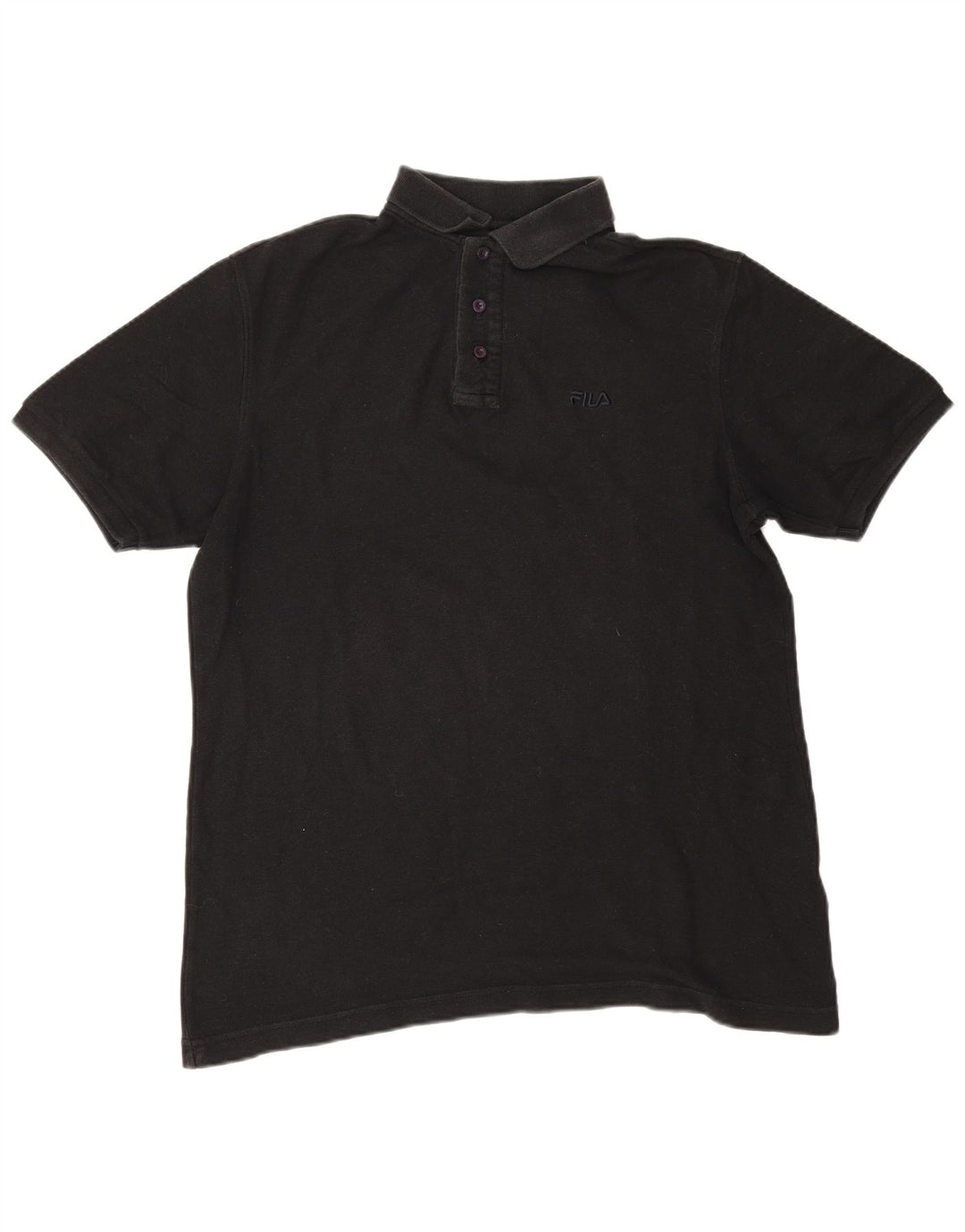 Fila Polo Homme Grand Noir Coton