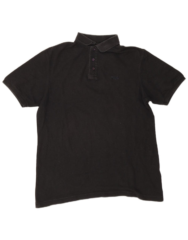 Fila Polo Homme Grand Noir Coton