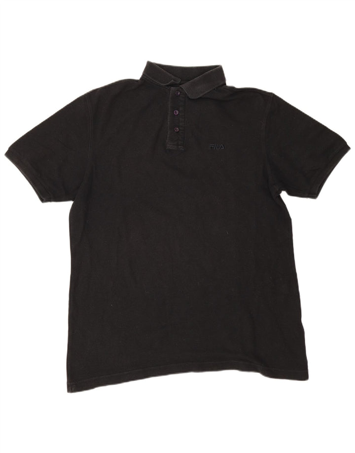 Fila Polo Homme Grand Noir Coton