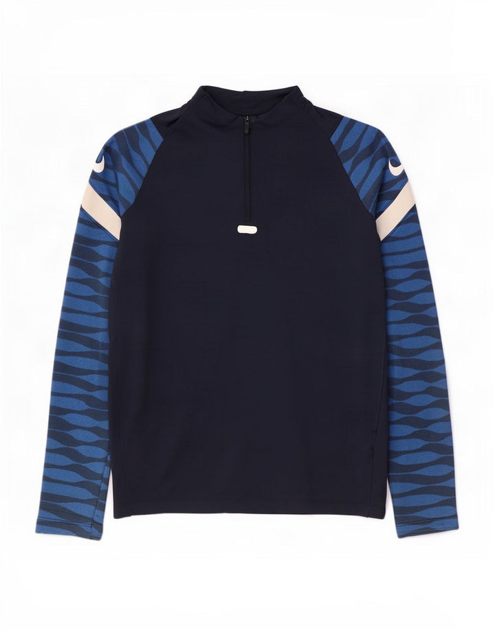 Haut de survêtement Nike Dri Fit pour garçon 13-14 ans XL bleu marine