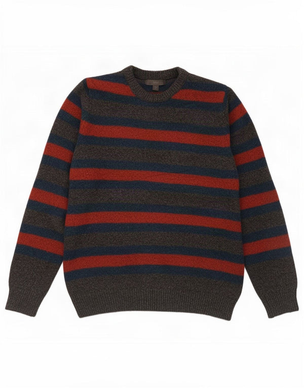 Marks & Spencer Pull ras du cou pour femme UK 16 Grand gris rayé