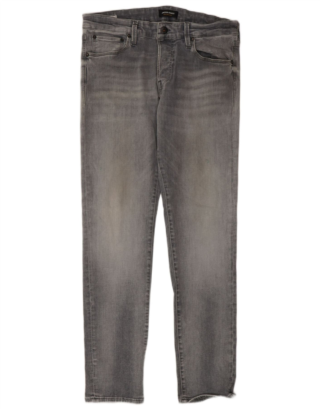 JACK & JONES Jean Slim Homme W34 L32 Gris Coton