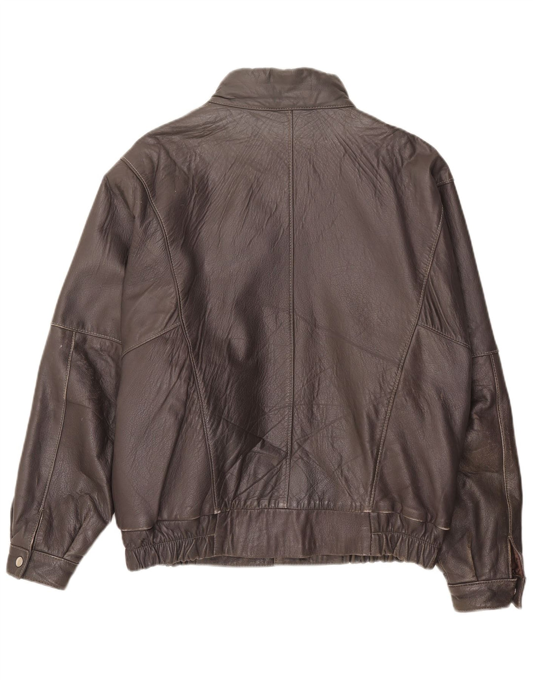 Veste en cuir homme vintage UK 36 Petit cuir marron