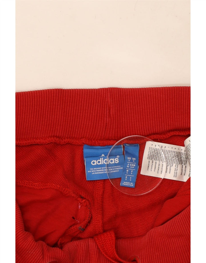 ADIDAS Pantalon de survêtement pour hommes Joggers petit coton rouge