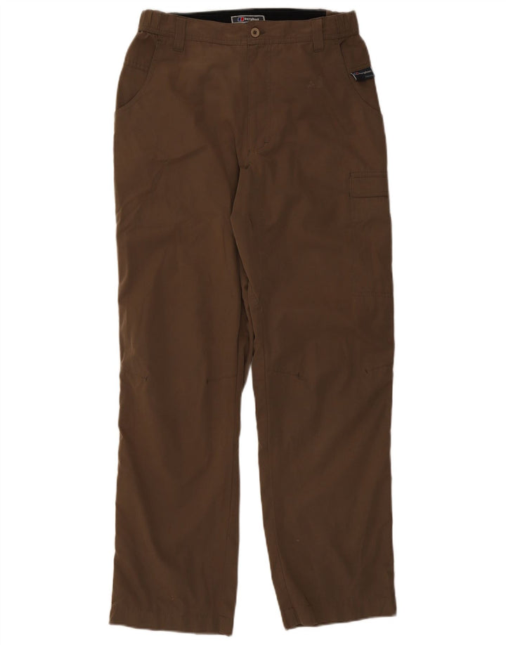 Berghaus Pantalon Cargo Droit Femme W32 L30 Marron Polyester