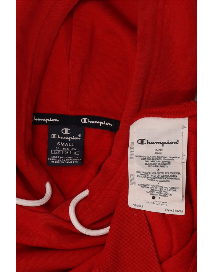 Champion Pull à capuche pour homme Petit Rouge Coton