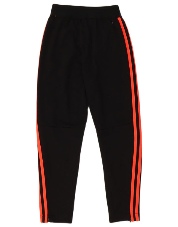 Adidas Pantalon de Survêtement Climalite Garçon 7-8 Ans Noir Polyester