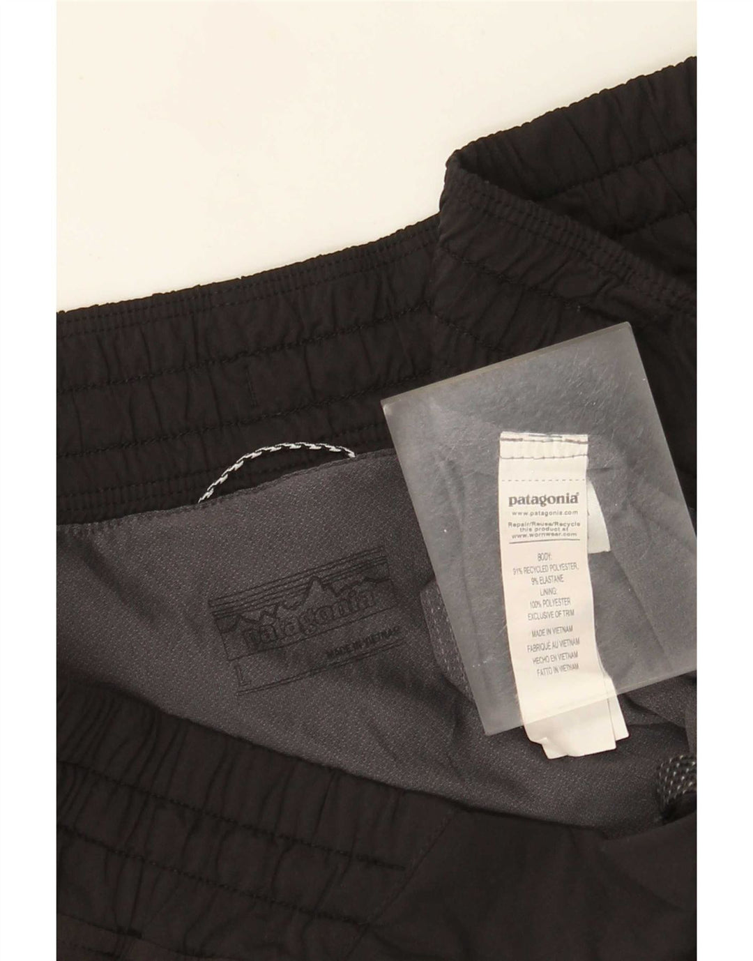 Patagonia Short de sport pour femme UK 16 Large Noir Polyester