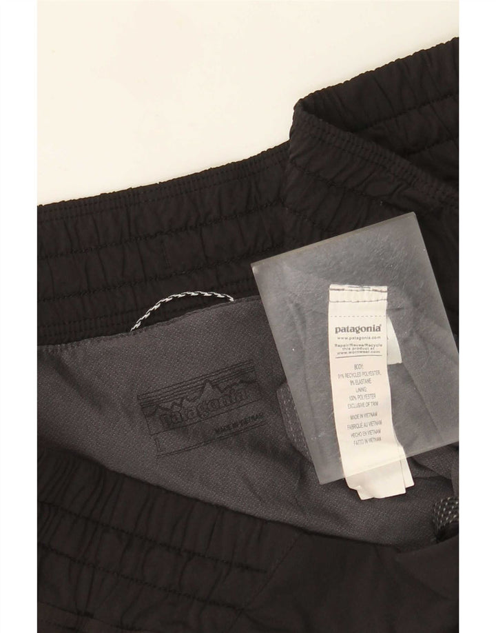 Patagonia Short de sport pour femme UK 16 Large Noir Polyester