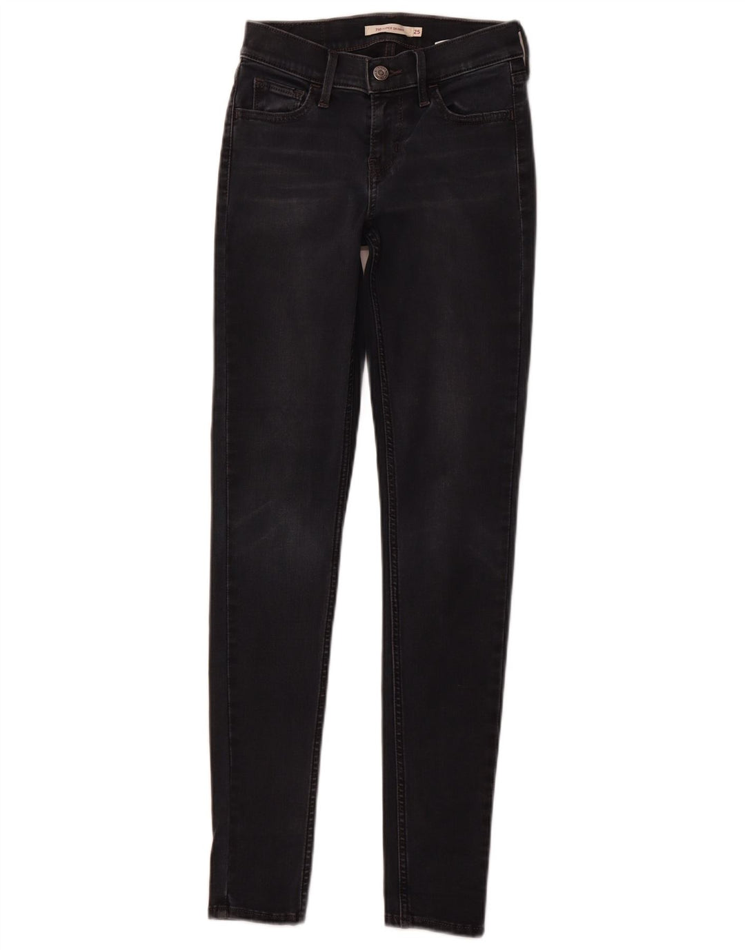 LEVI'S Jean Super Skinny 710 Femme W25 L30 Coton Noir