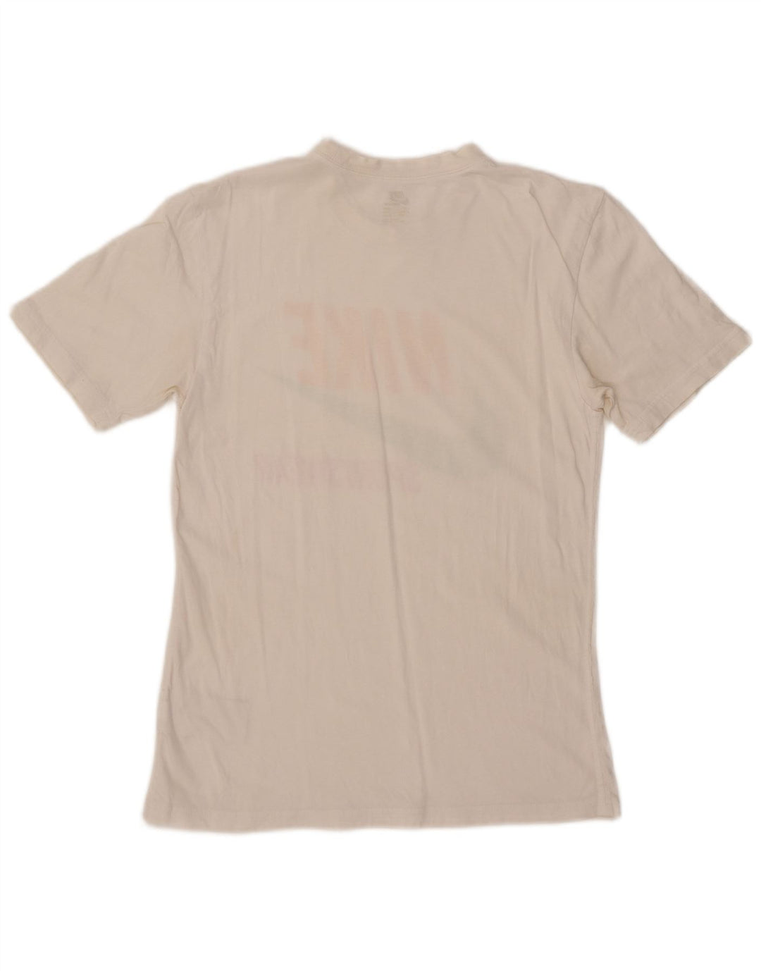 NIKE T-shirt graphique pour hommes UK 34/35 XS Blanc Coton