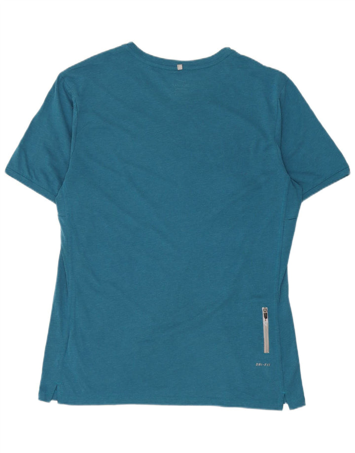 Nike Hommes Dri Fit T-Shirt Haut Grand Bleu Polyester