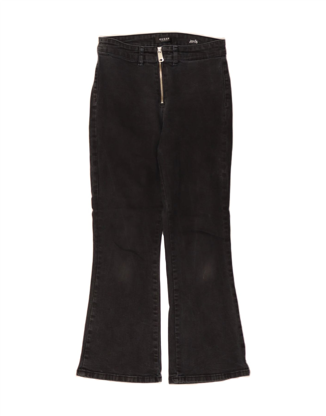 GUESS Womens Bootcut Jeans W30 L26 Black Cotton Vintage Guess and Second-Hand Guess from Messina Hembry 