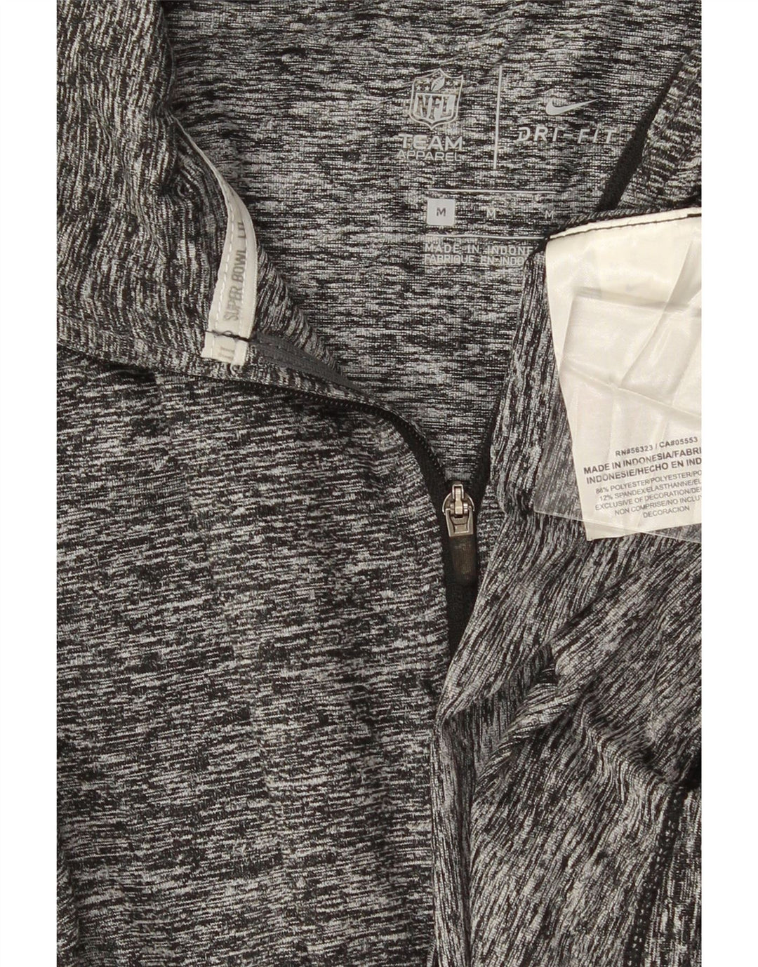 NIKE Haut de Survêtement Super Bowl Lii Graphic Homme Gris Moyen
