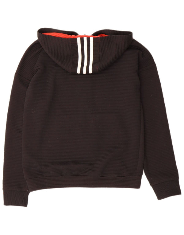 Adidas Pull à capuche zippé garçon 11-12 ans Noir Polyester