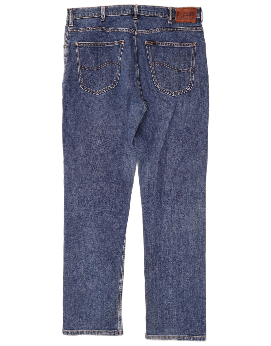 Lee Jean Droit Brooklyn Homme W36 L32 Bleu Coton