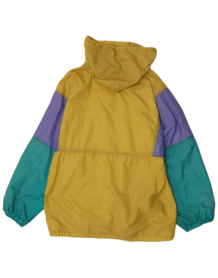 Marcel Clair Veste de pluie à capuche pour homme EU 46 Small Multicolore Colourblock
