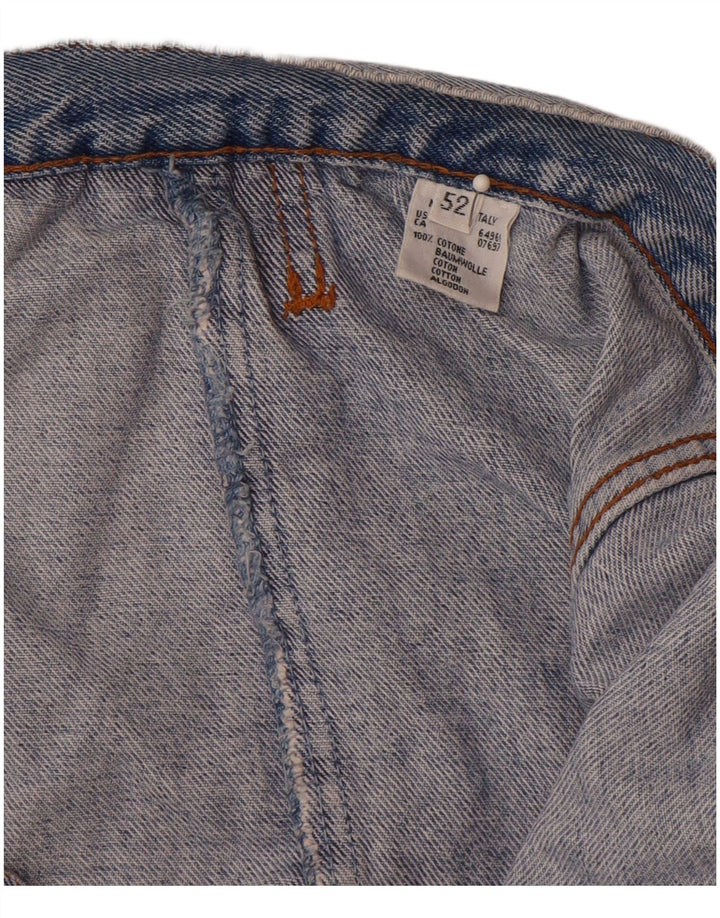 BENETTON Veste en Jean Homme IT 52 XL Bleu Coton