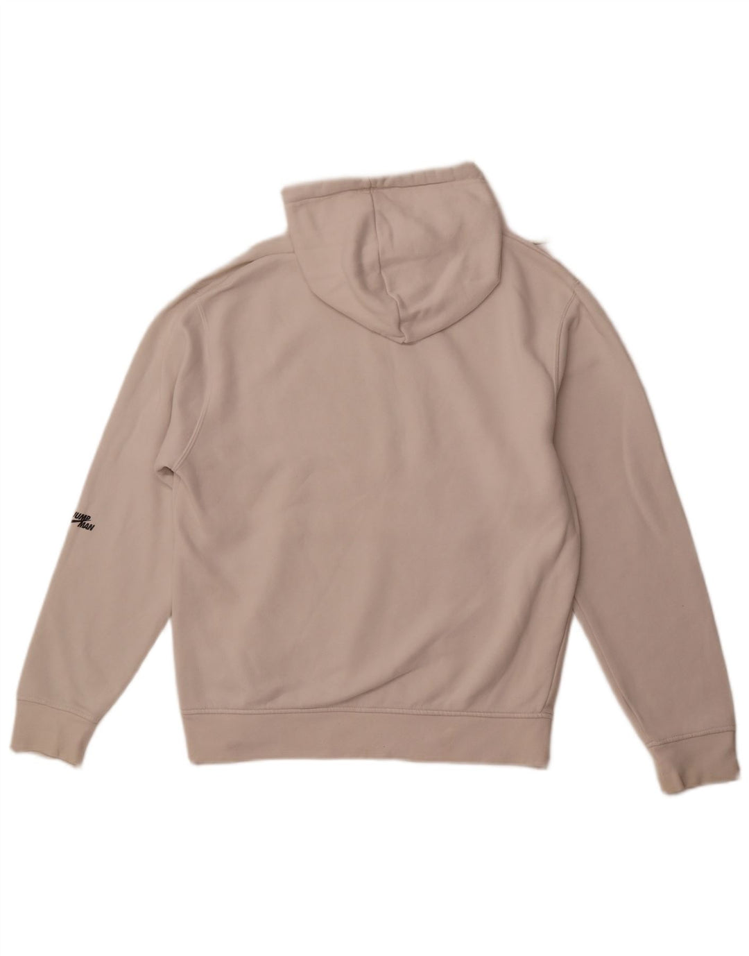 JORDAN Pull à capuche graphique coupe ample pour homme en coton blanc cassé