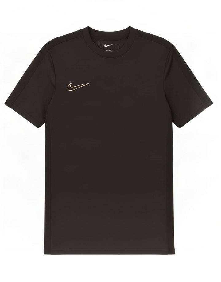 Nike Hommes Dri Fit Slim T-Shirt Haut Petit Noir Polyester