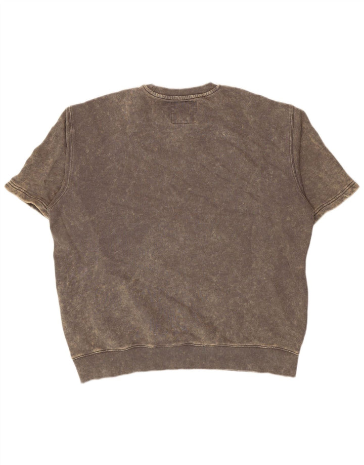 G-Star Homme T-Shirt Top Large Gris Coton