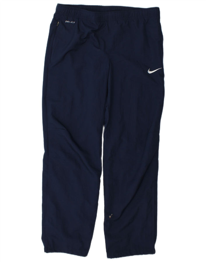 Pantalon de survêtement Nike Dri Fit pour hommes, petit, bleu marine, polyester