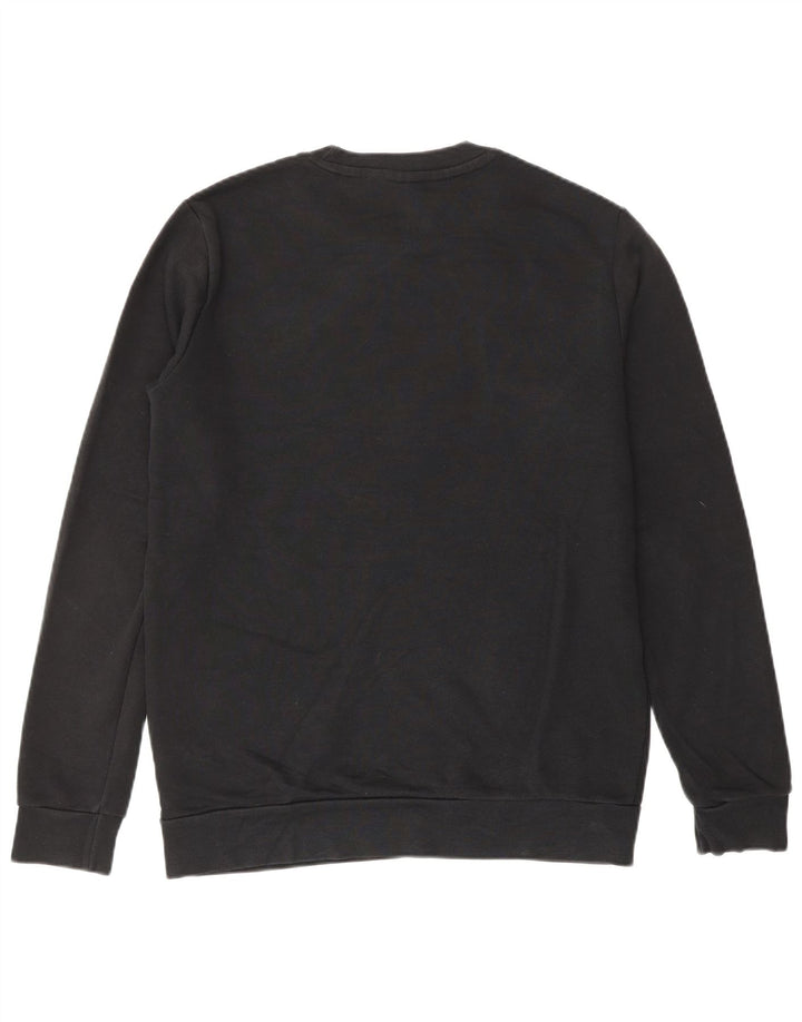 ADIDAS Sweat-shirt graphique pour hommes Petit coton noir