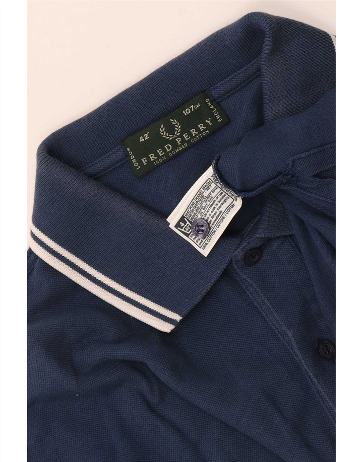 Fred Perry Polo Homme Bleu Marine Moyen Coton
