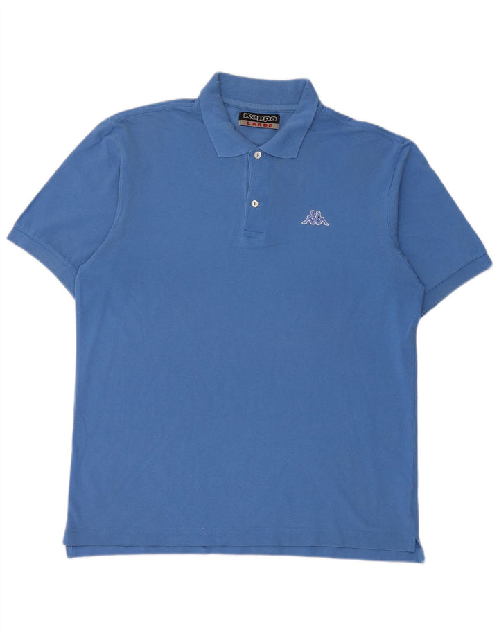 Kappa Polo Homme Grand Bleu Coton