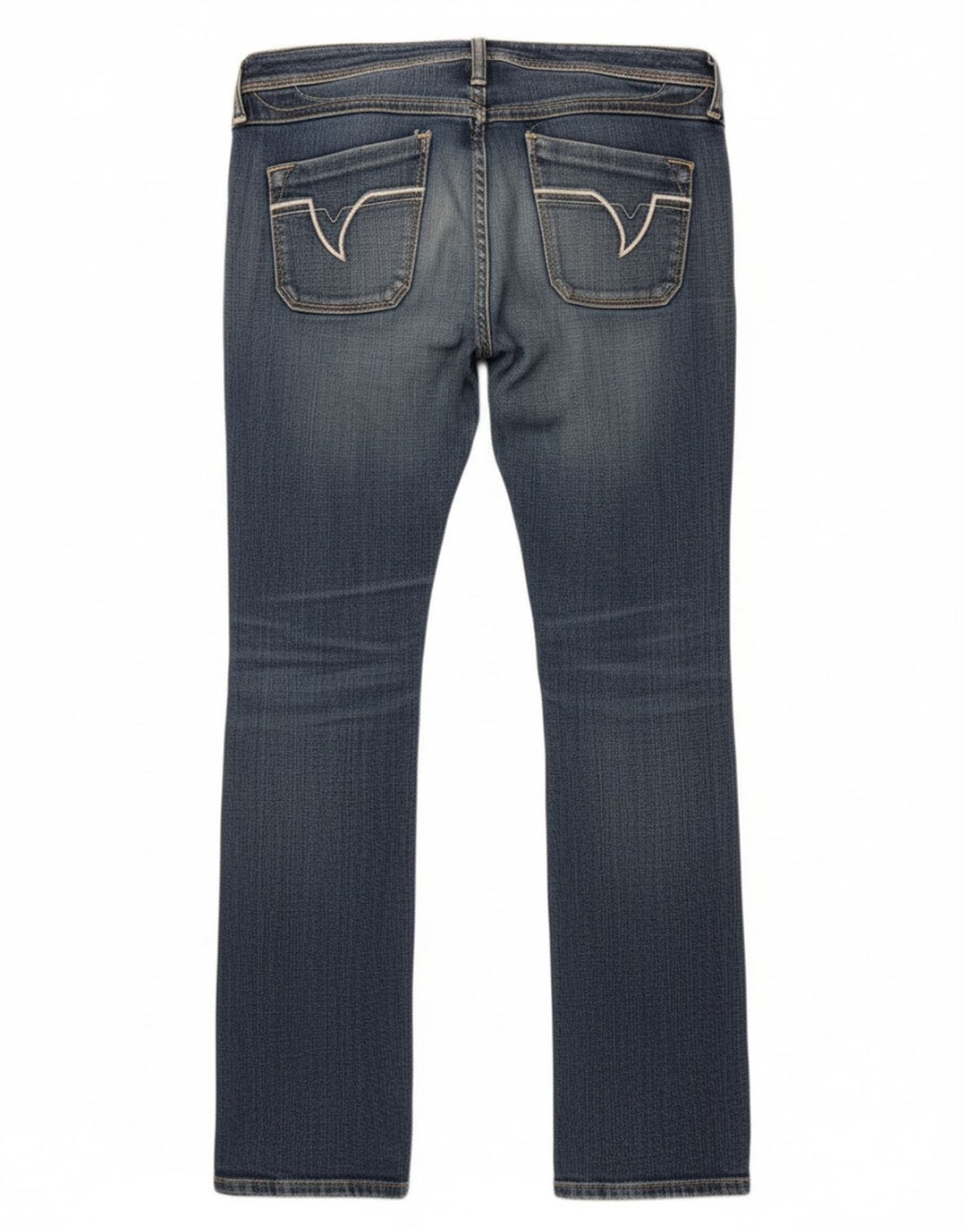 Jean Droit Lowky Femme Diesel W26 L32 Bleu Marine Coton