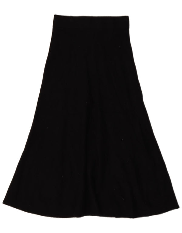 Marks & Spencer Jupe trapèze taille haute pour femme UK 10 Small W26 Noir