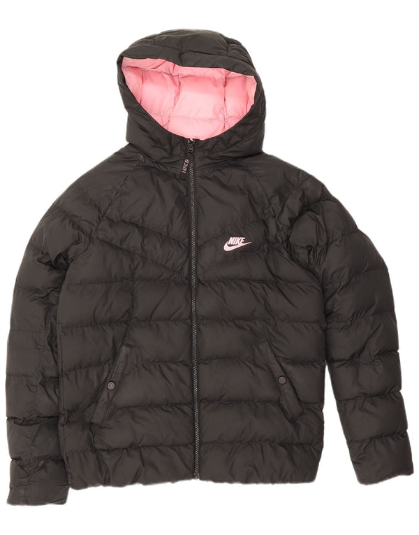 Veste matelassée à capuche Nike Fille 13-14 ans XL Noir Polyester