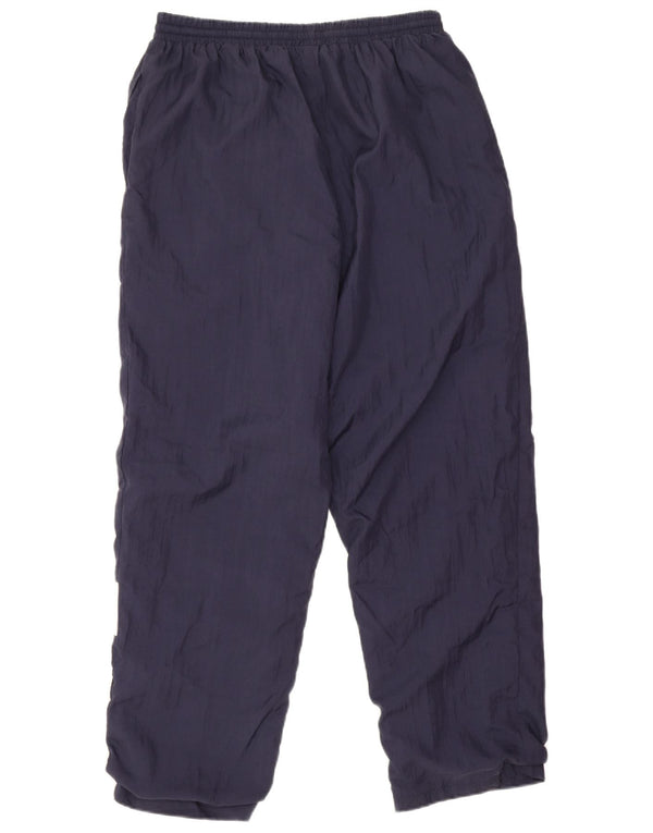 Pantalon imperméable homme vintage UK 38/40 Medium Navy Blue Colourblock