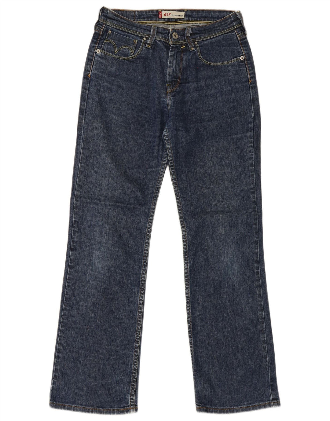 Levi's Jean Droit 627 Femme W28 L30 Bleu Coton