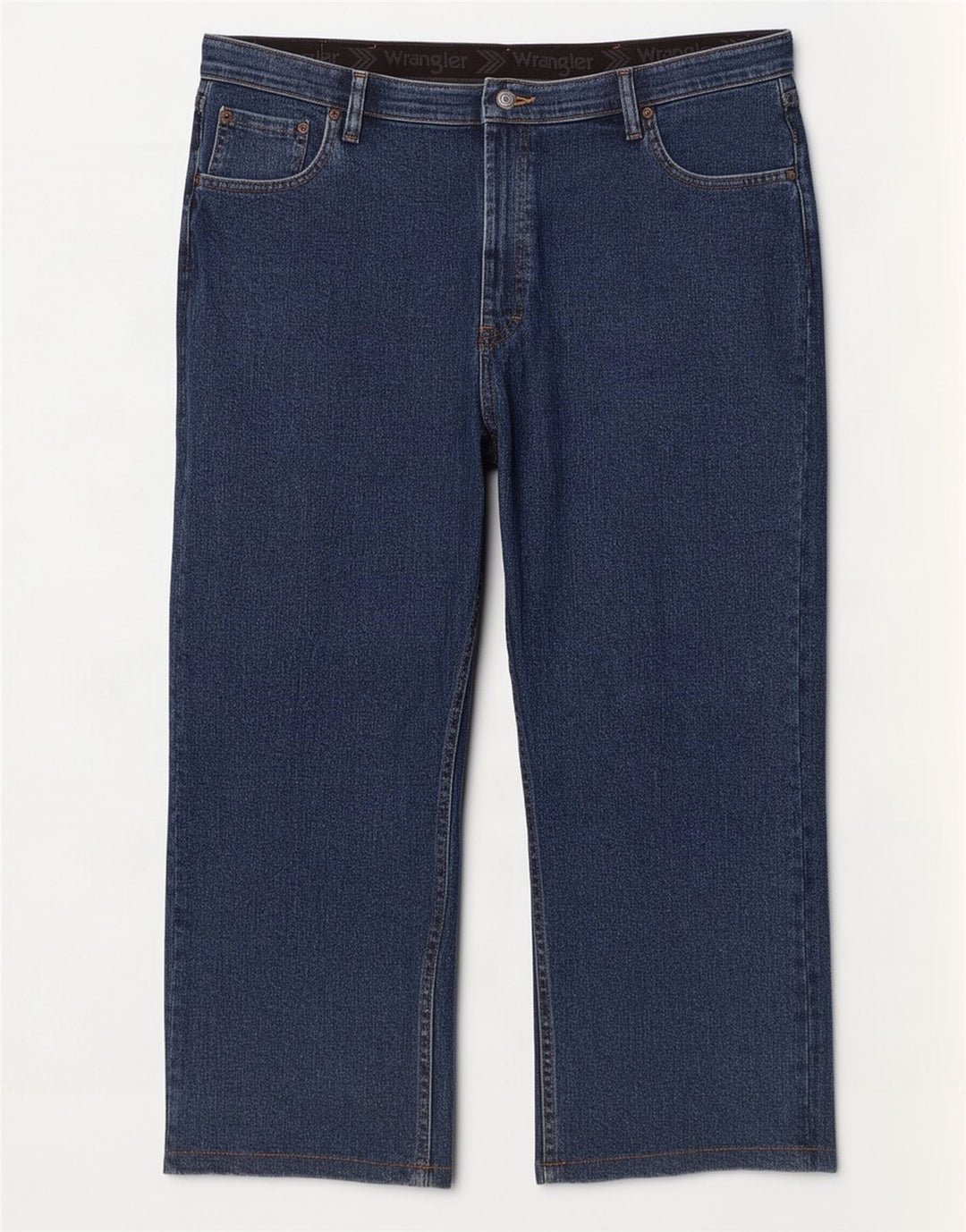 Wrangler Jean Capri Coupe Regular Homme W40 L23 Bleu Marine Coton