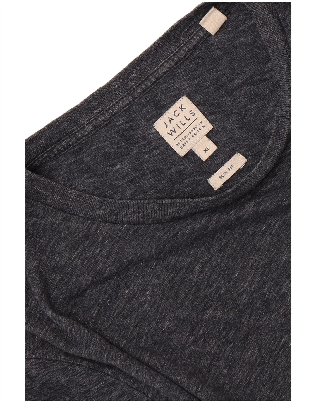 Jack Wills T-shirt coupe ajustée pour homme XL Gris