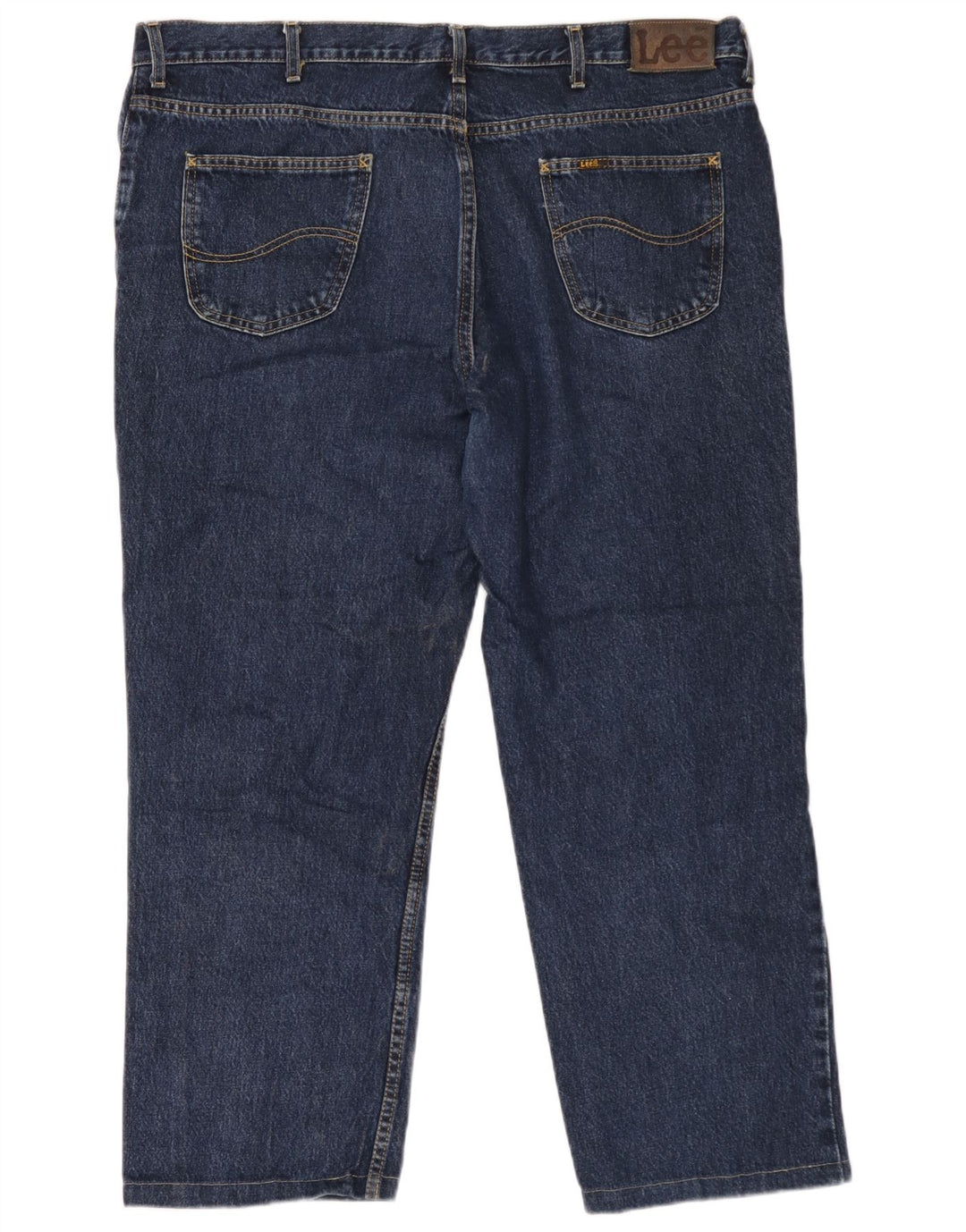 Lee Jean Droit Homme W44 L27 Bleu Marine Coton