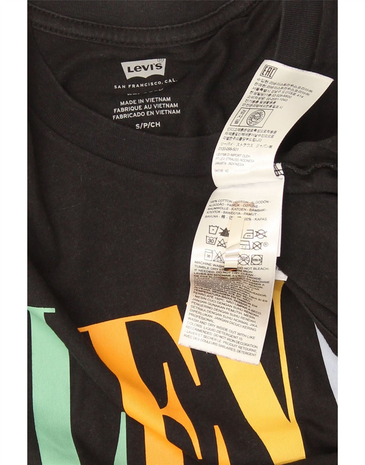 Levi's T-Shirt Graphique Homme Petit Noir Coton