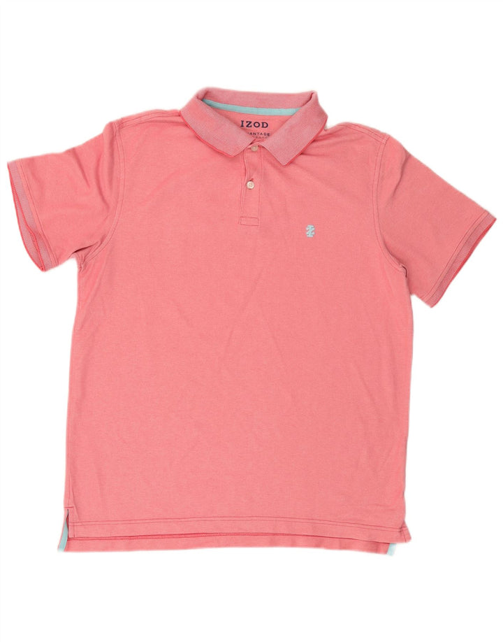 IZOD Polo Homme Rose Moyen Coton