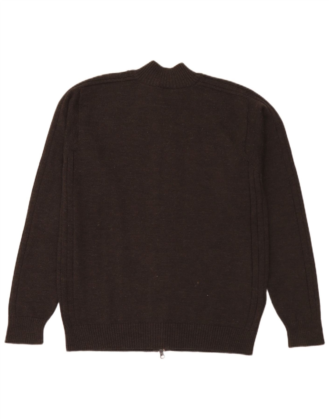 Lacoste Homme Cardigan Pull Taille 6 XL Laine Marron