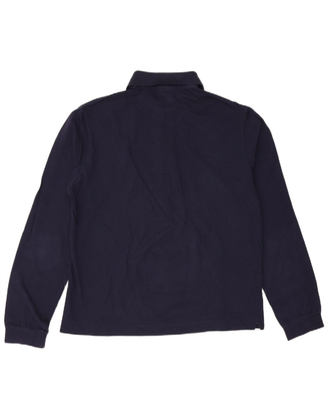 LACOSTE Polo à manches longues pour homme Taille 4 Coton bleu marine moyen